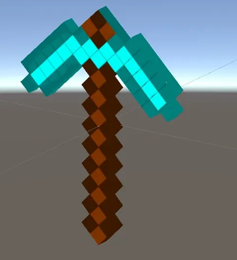 MC Pickaxe - Blender 3d models