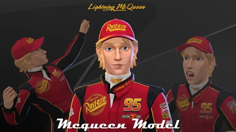 McQueen Model Rig - Blender 3d models