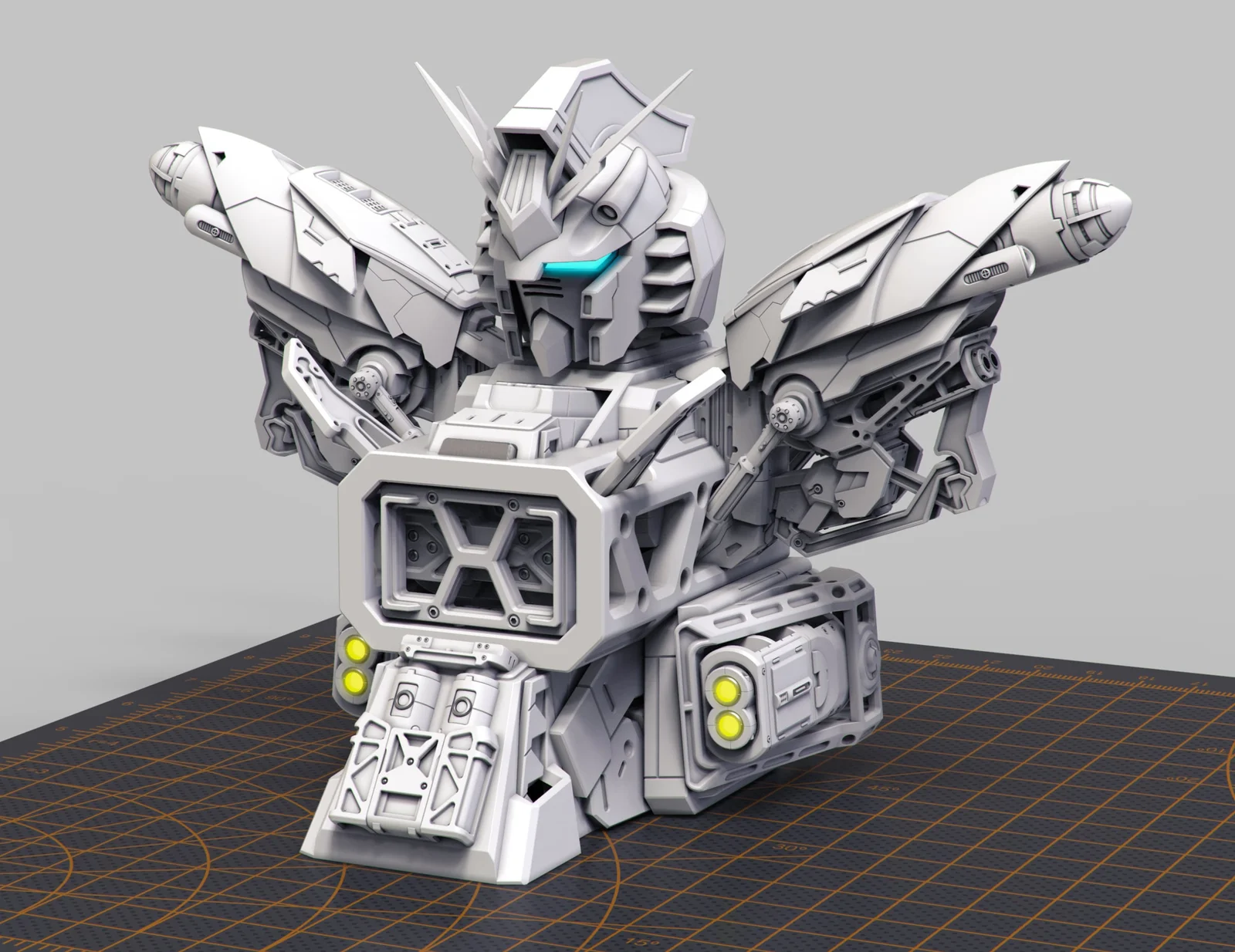 Mech Warrior Hard Surface Kitbash 1 screenshot 3