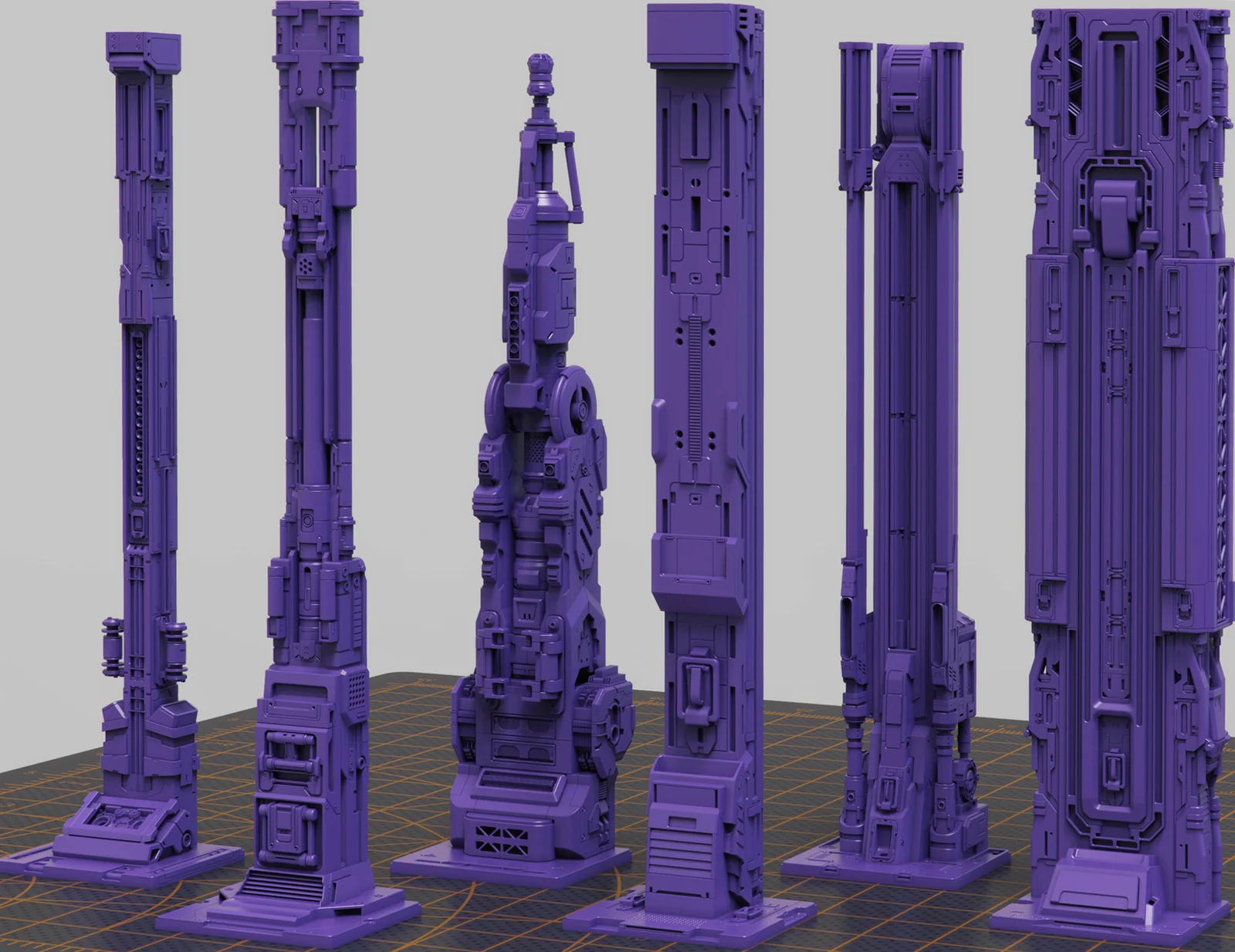 Mech Warrior Hard Surface Kitbash 12 screenshot 2