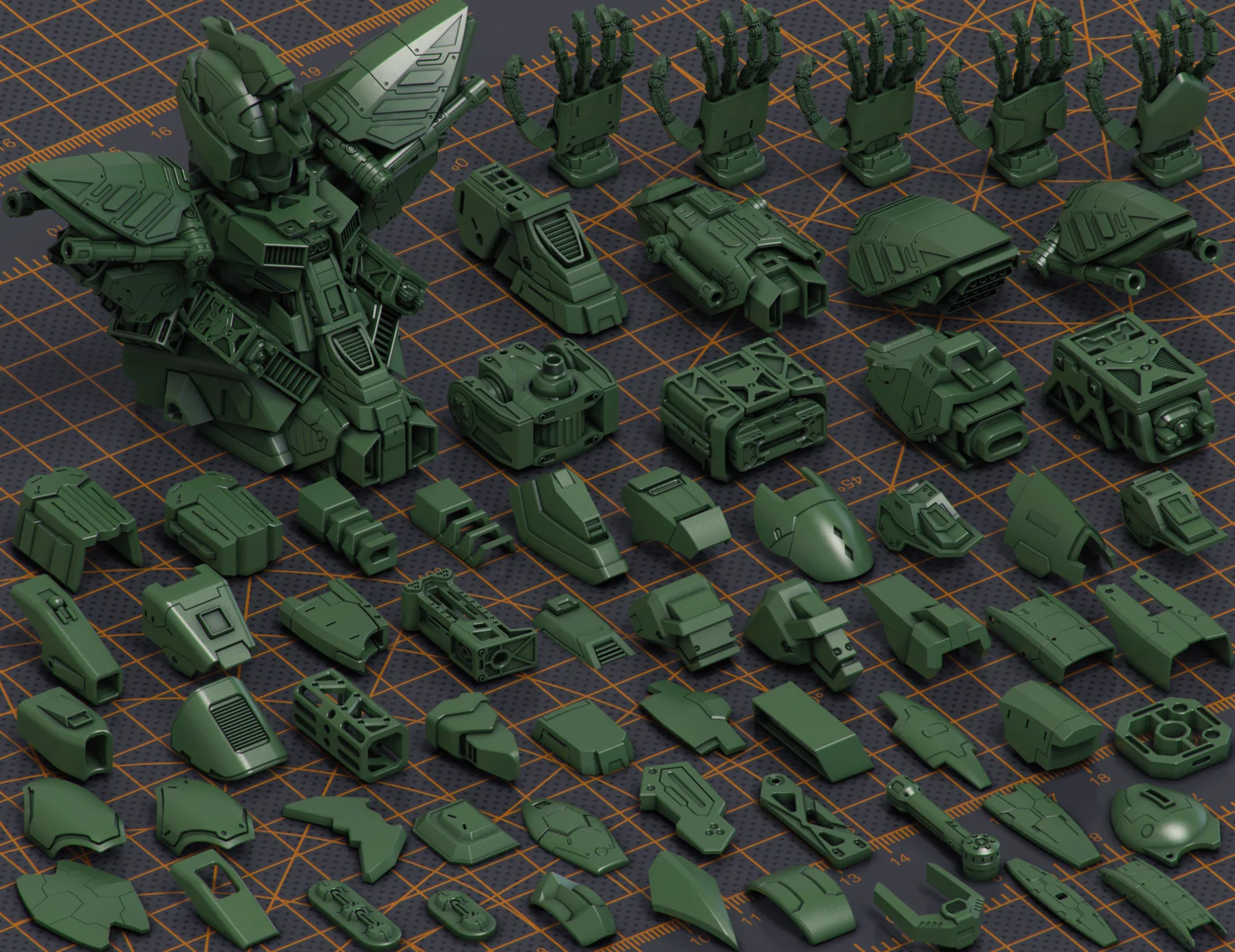 Mech Warrior Kitbash 2 screenshot 2