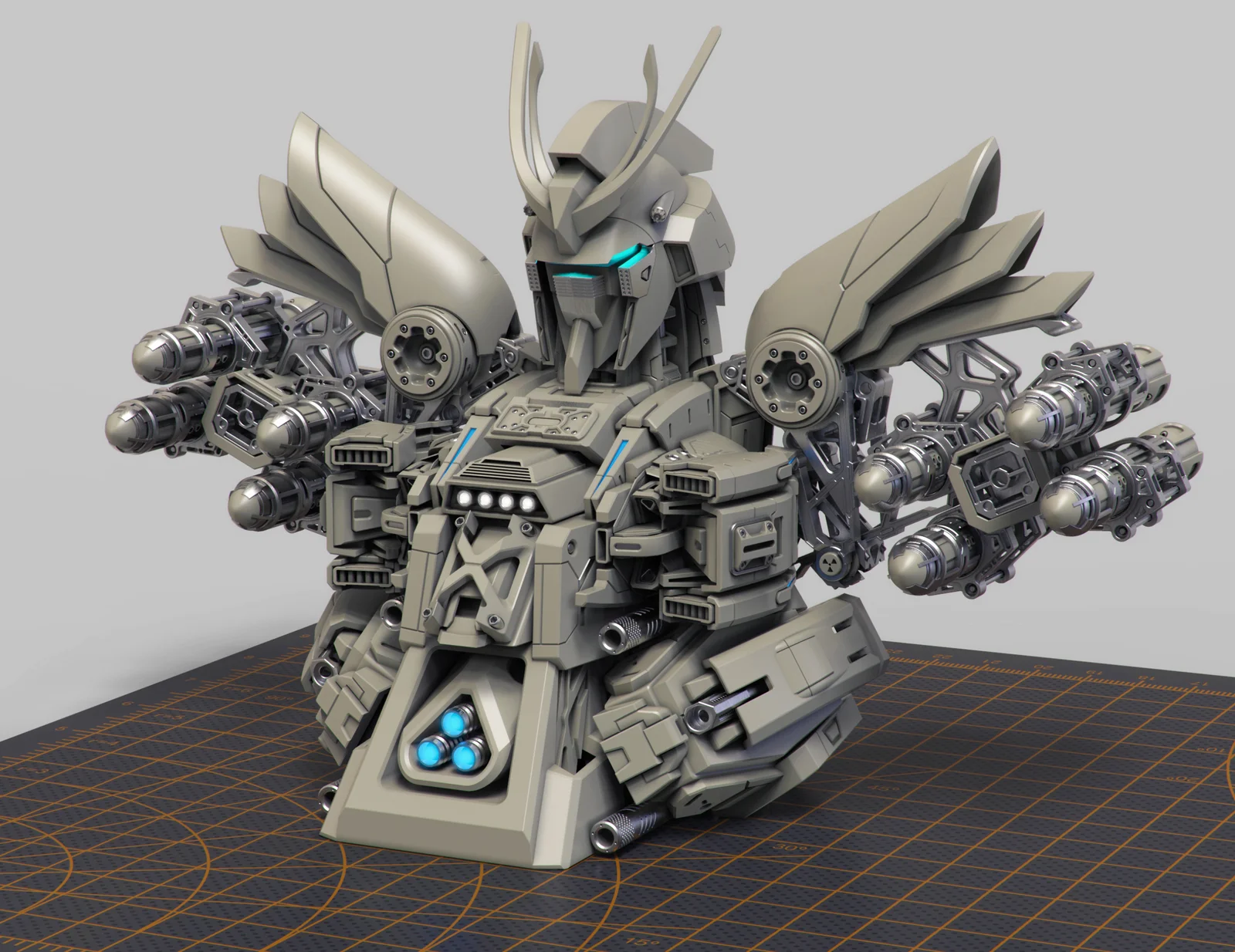 Mech Warrior Hard Surface Kitbash 3 screenshot 3