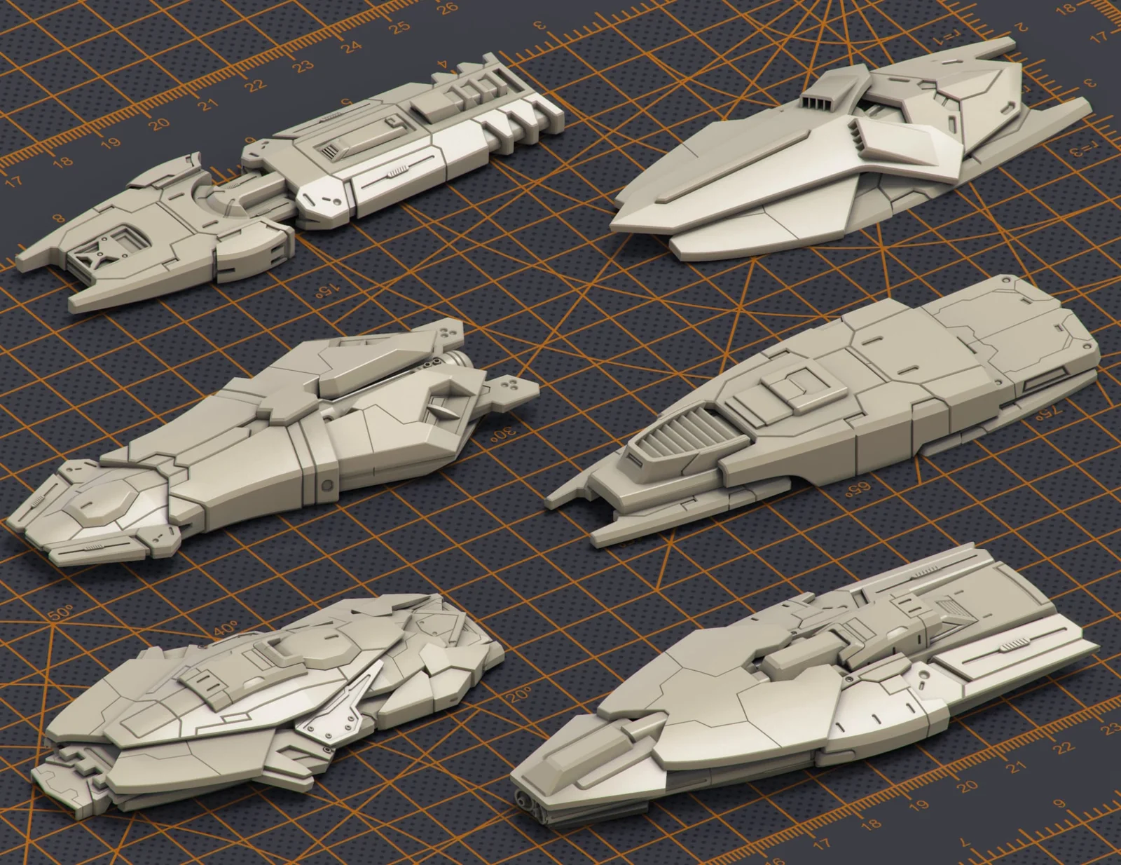 Mech Warrior Hard Surface Kitbash 3 screenshot 7