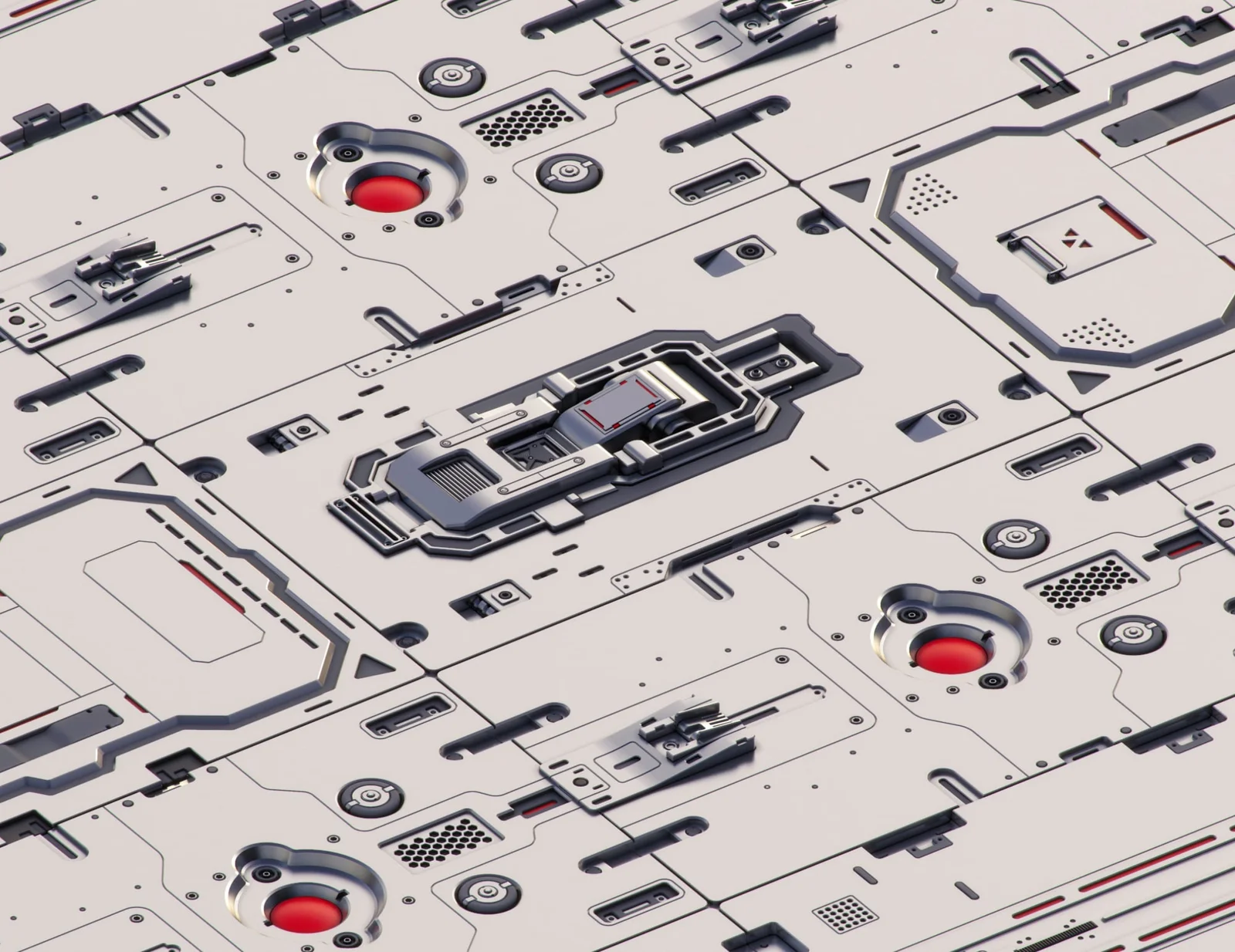 Mech Warrior Hard Surface Kitbash 6 screenshot 4