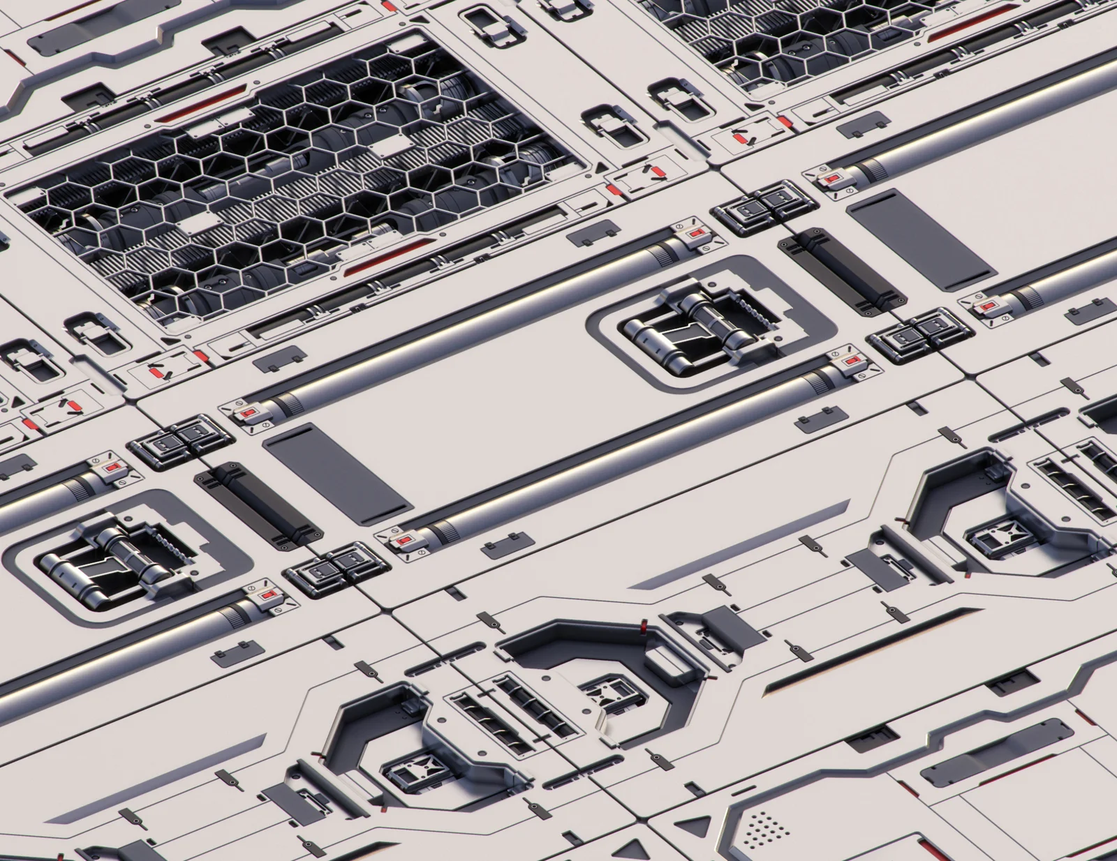 Mech Warrior Hard Surface Kitbash 6 screenshot 5