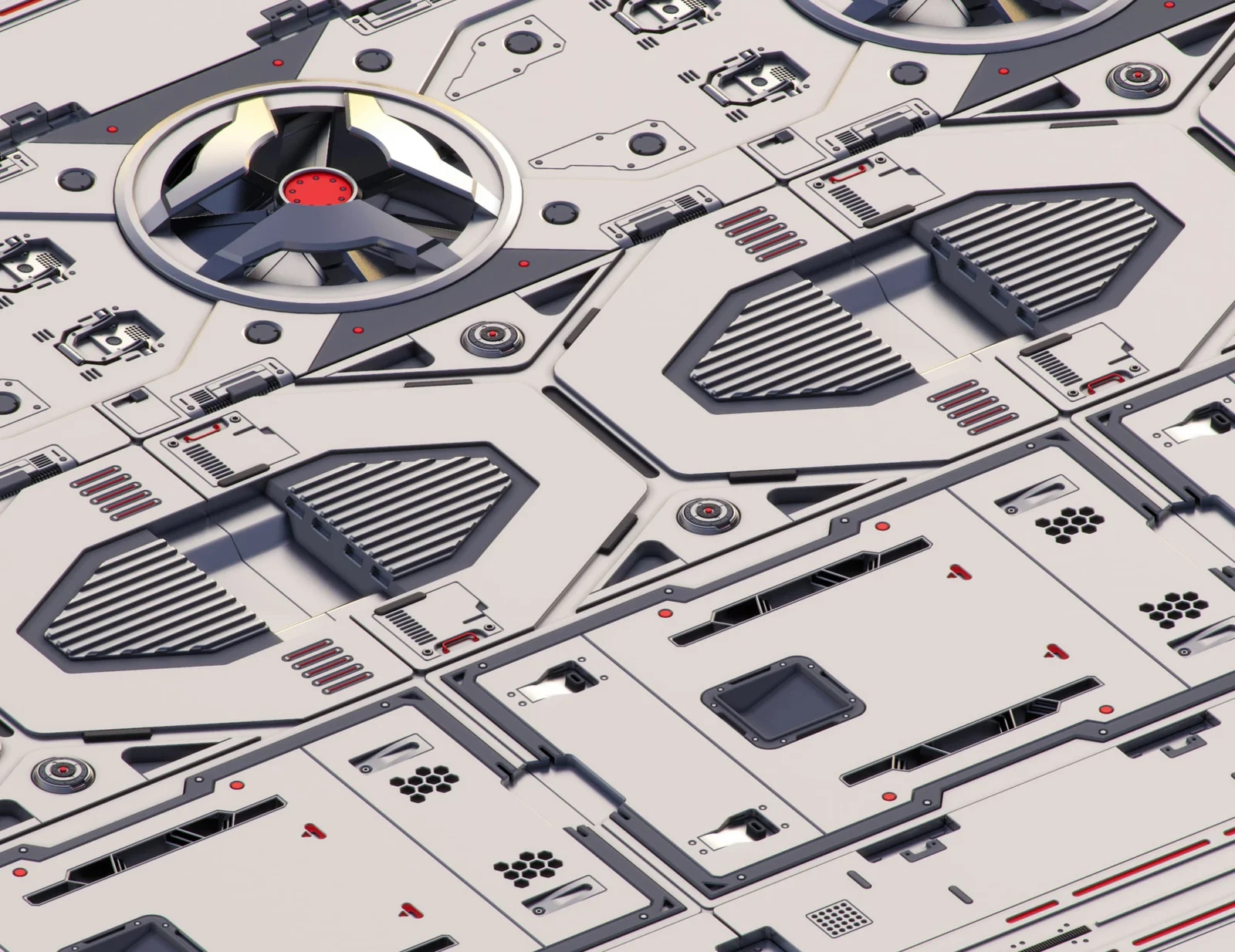 Mech Warrior Hard Surface Kitbash 6 screenshot 6