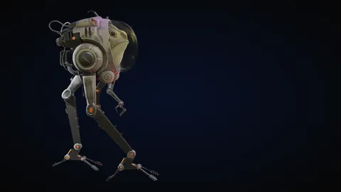 Mecha Frog Exercise - Blender tutorials & courses