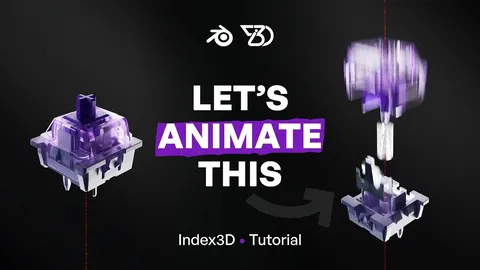 Mechanical Switch Animation - Blender 3d models