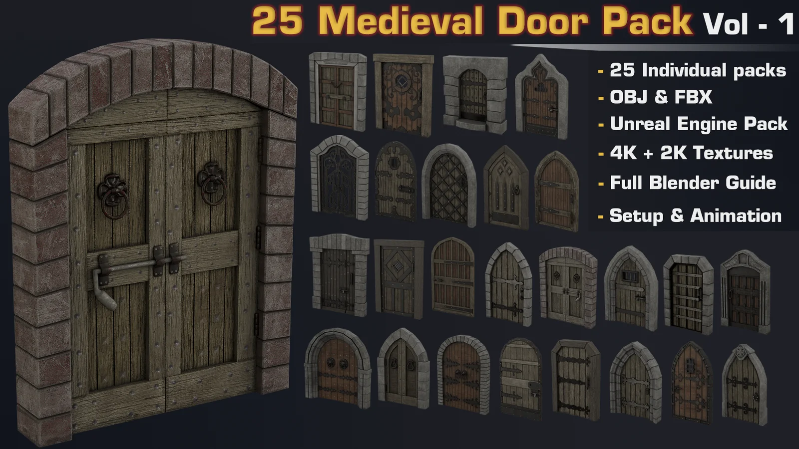 Medieval Door Pack screenshot 3