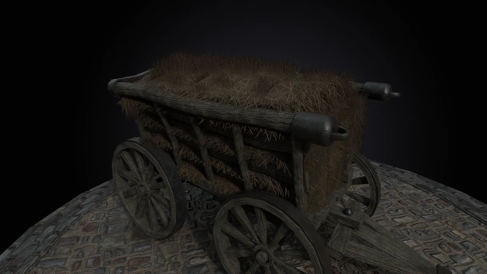 Medieval Hay Cart Wagon screenshot 5