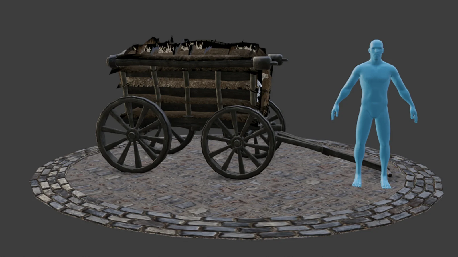 Medieval Hay Cart Wagon screenshot 7