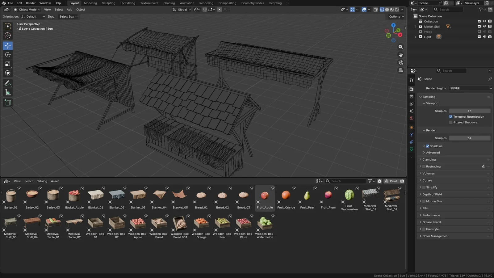 Medieval Market Stall Pack screenshot 7