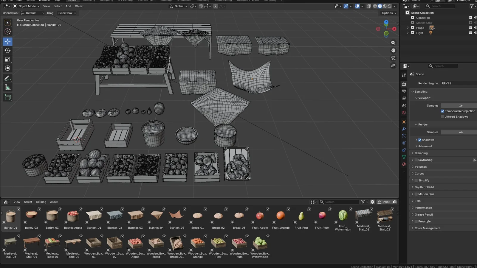Medieval Market Stall Pack screenshot 8