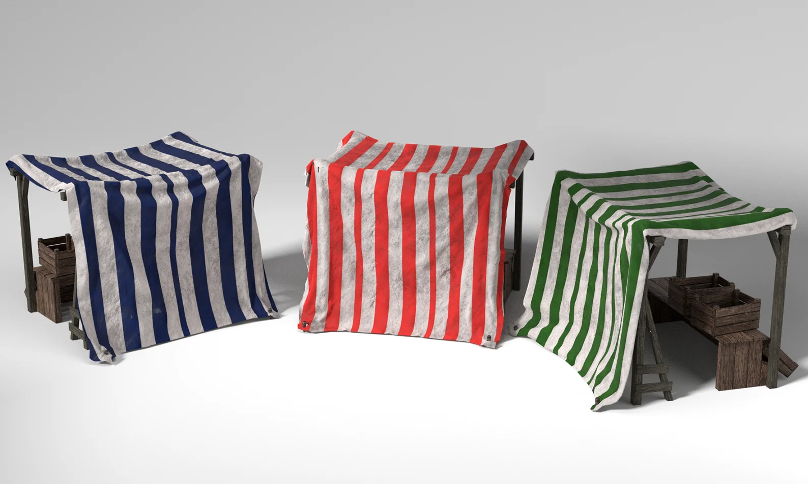 Medieval Market Stall Set screenshot 6