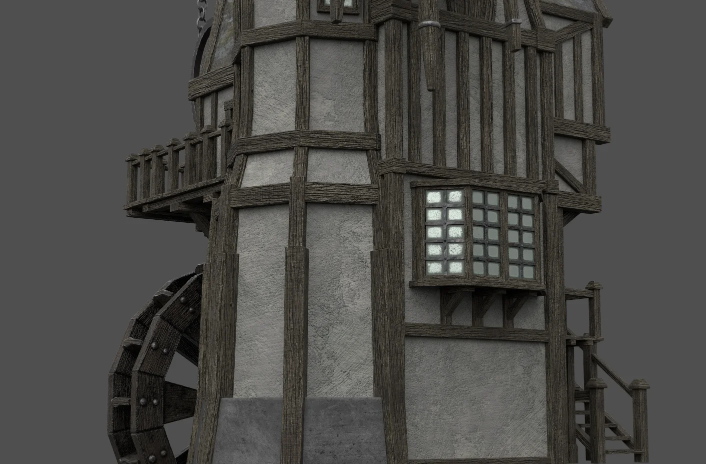 Medieval Windmill Model Pack screenshot 4