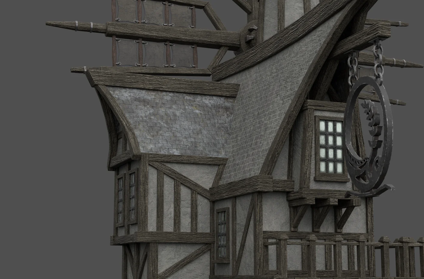 Medieval Windmill Model Pack screenshot 6