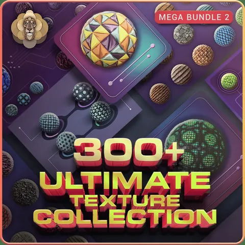 Mega Bundle 2 Textures - Blender textures & materials
