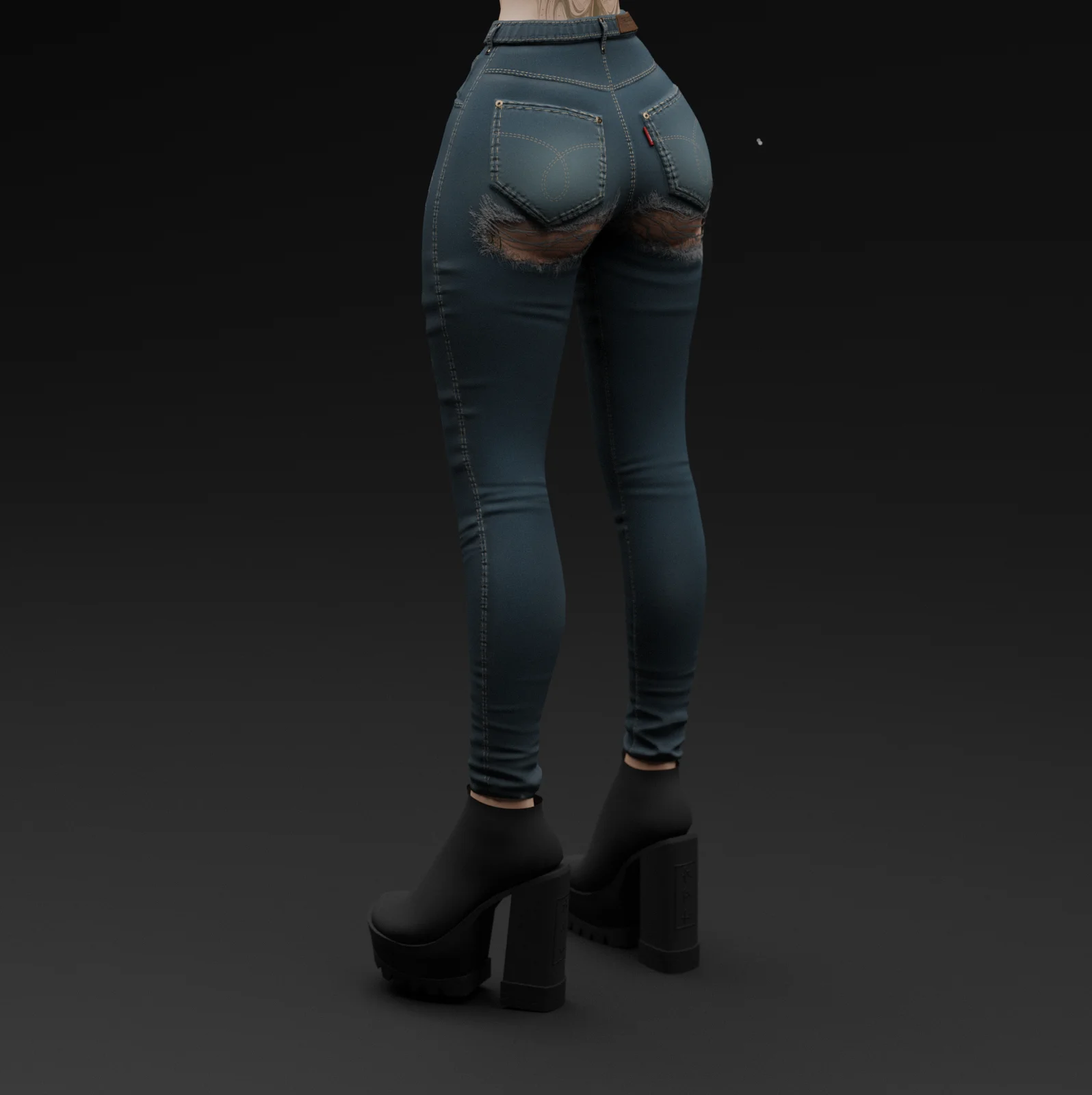 High Waist Skinny Jeans screenshot 2