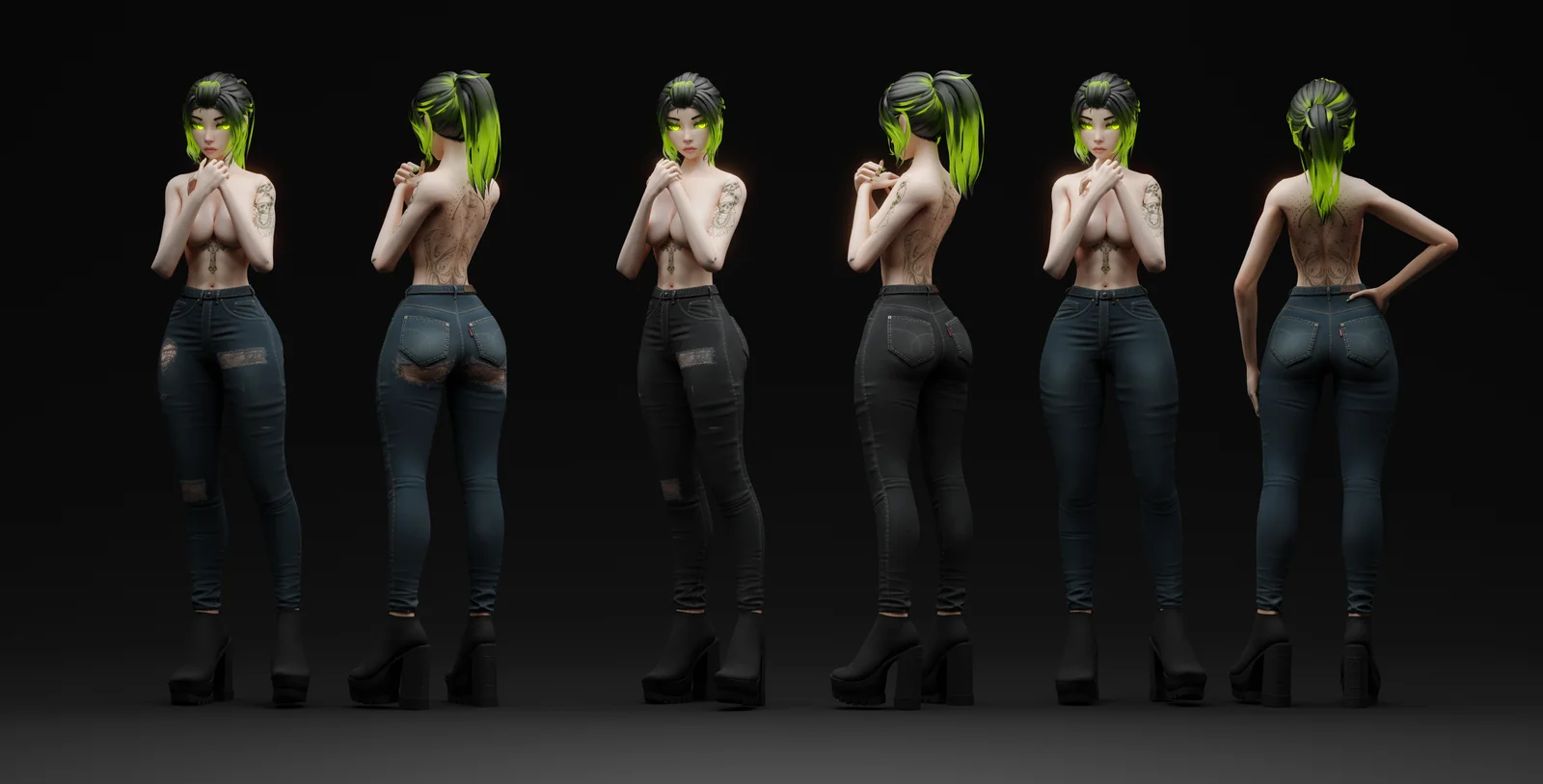 High Waist Skinny Jeans screenshot 4