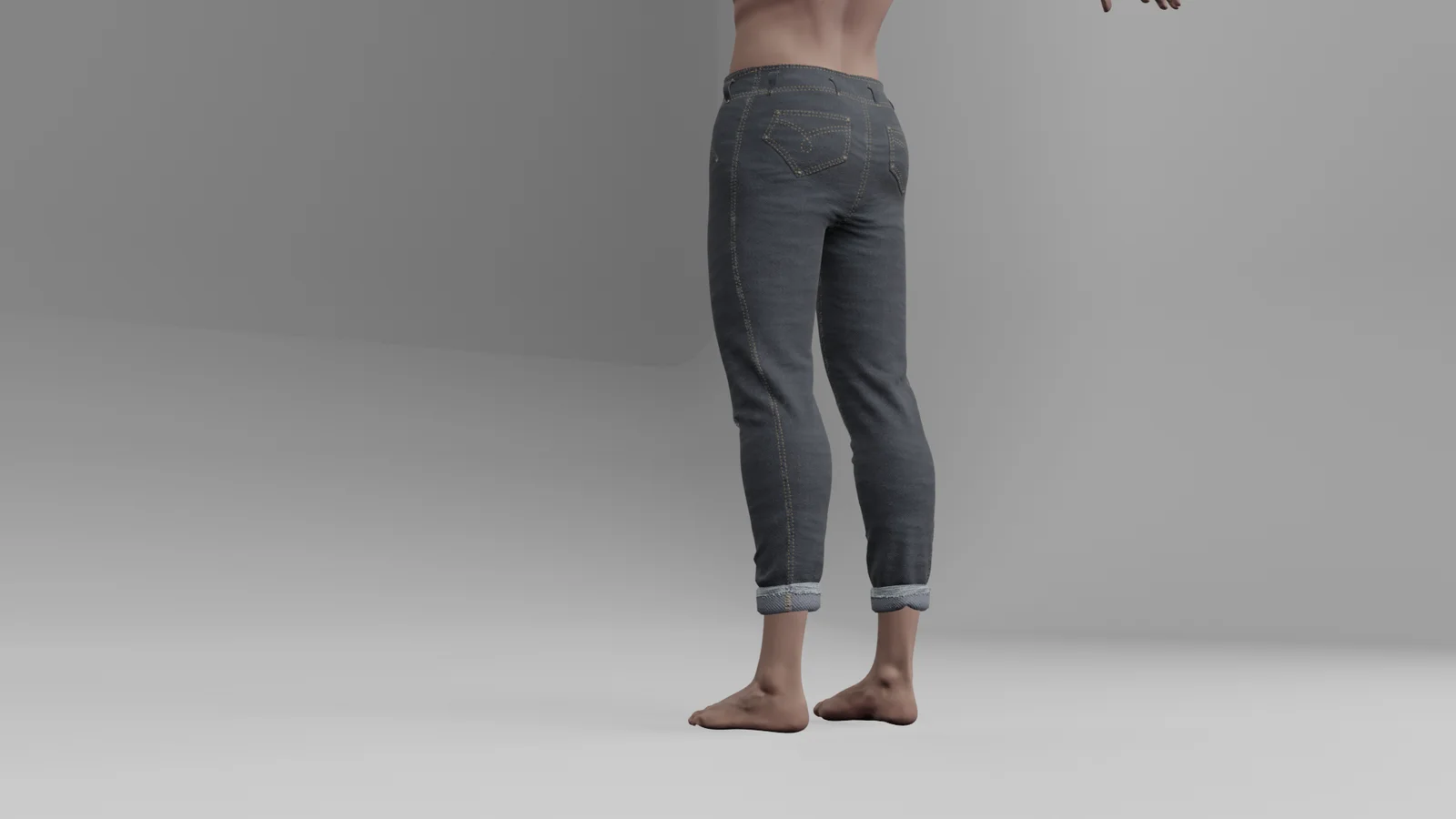 Ripped Male Skinny Jeans screenshot 2