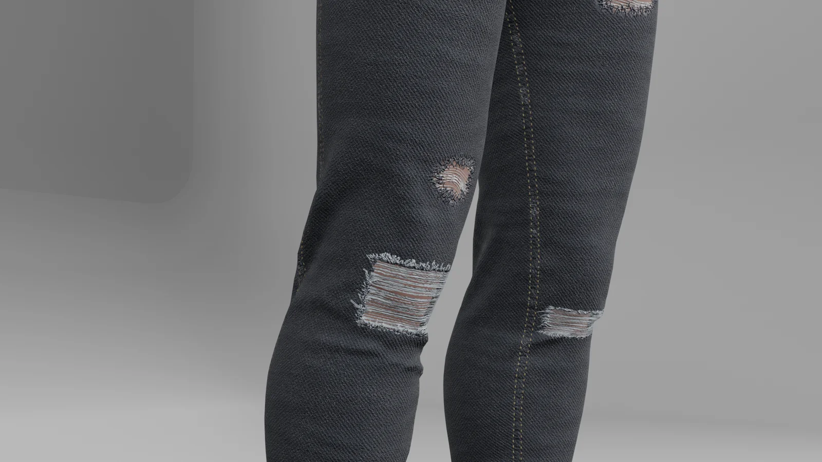 Ripped Male Skinny Jeans screenshot 3