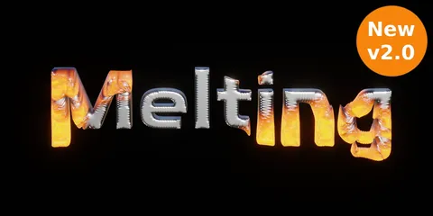 Melter - Blender geometry nodes