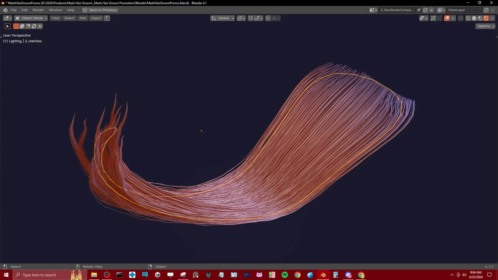 Mesh Hair Groom screenshot 3
