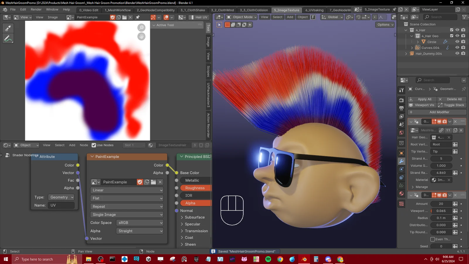 Mesh Hair Groom screenshot 4