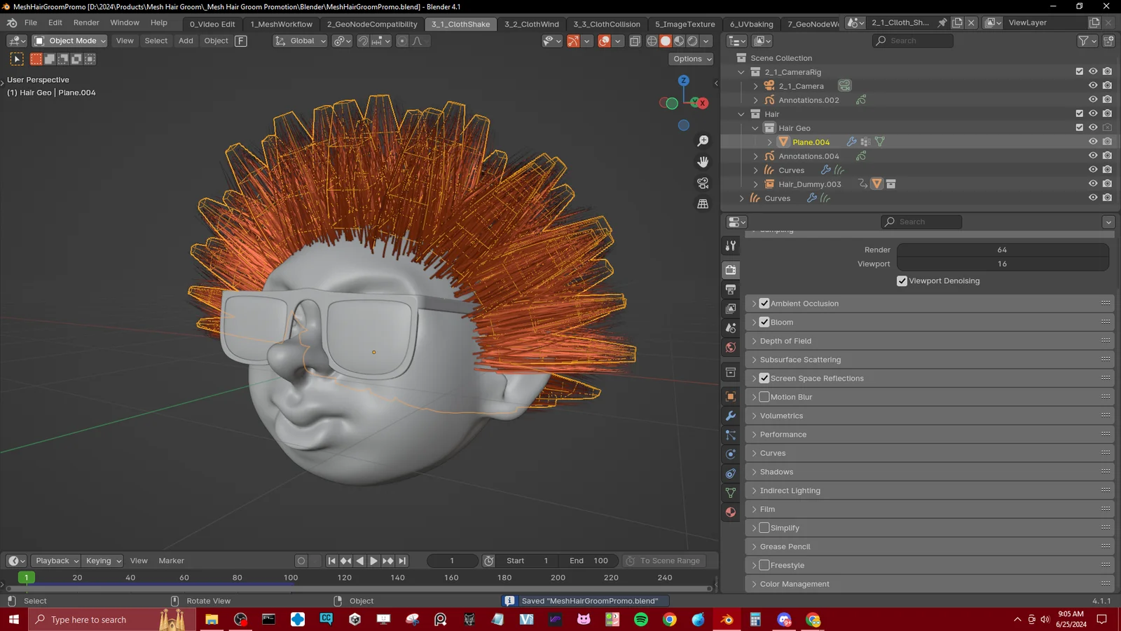 Mesh Hair Groom screenshot 7