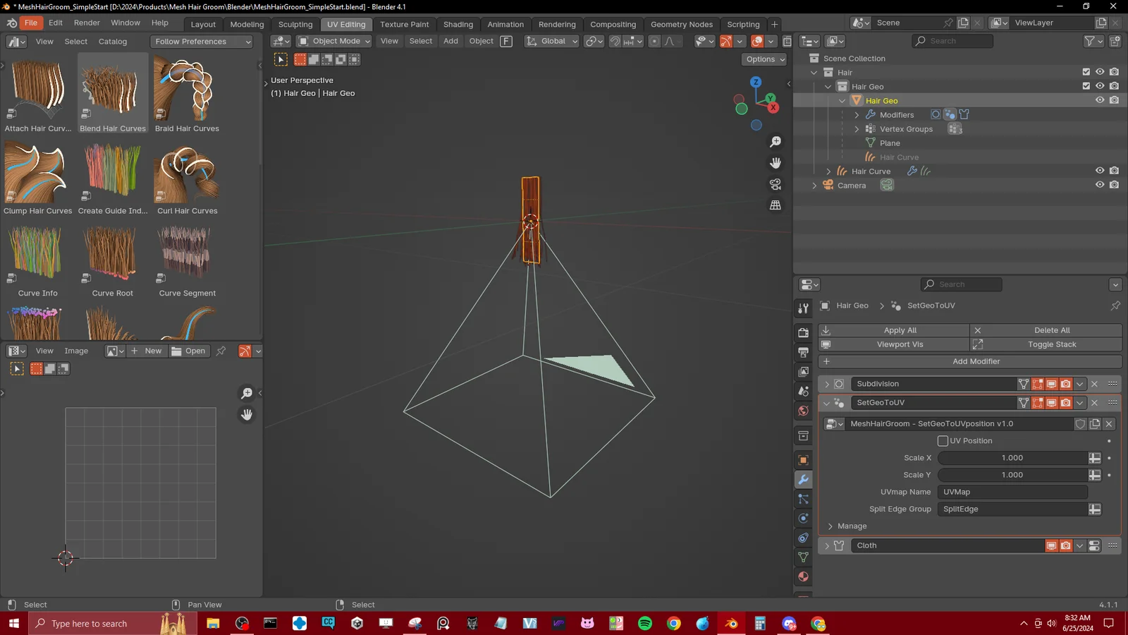 Mesh Hair Groom screenshot 8