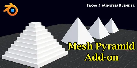 Mesh Pyramid Generator - Blender addons