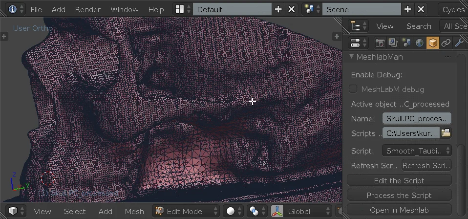 MeshLab Gourmet screenshot 3