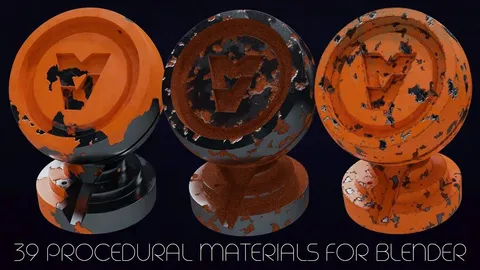 MeshVoid Procedural Material Pack - Blender shaders