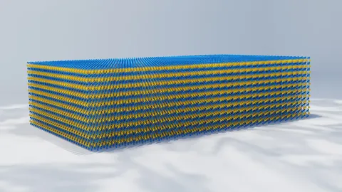 Metal Dichalcogenide Lattices - Blender geometry nodes