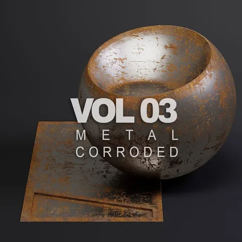 Corroded Metal Vol 3 - Blender textures & materials