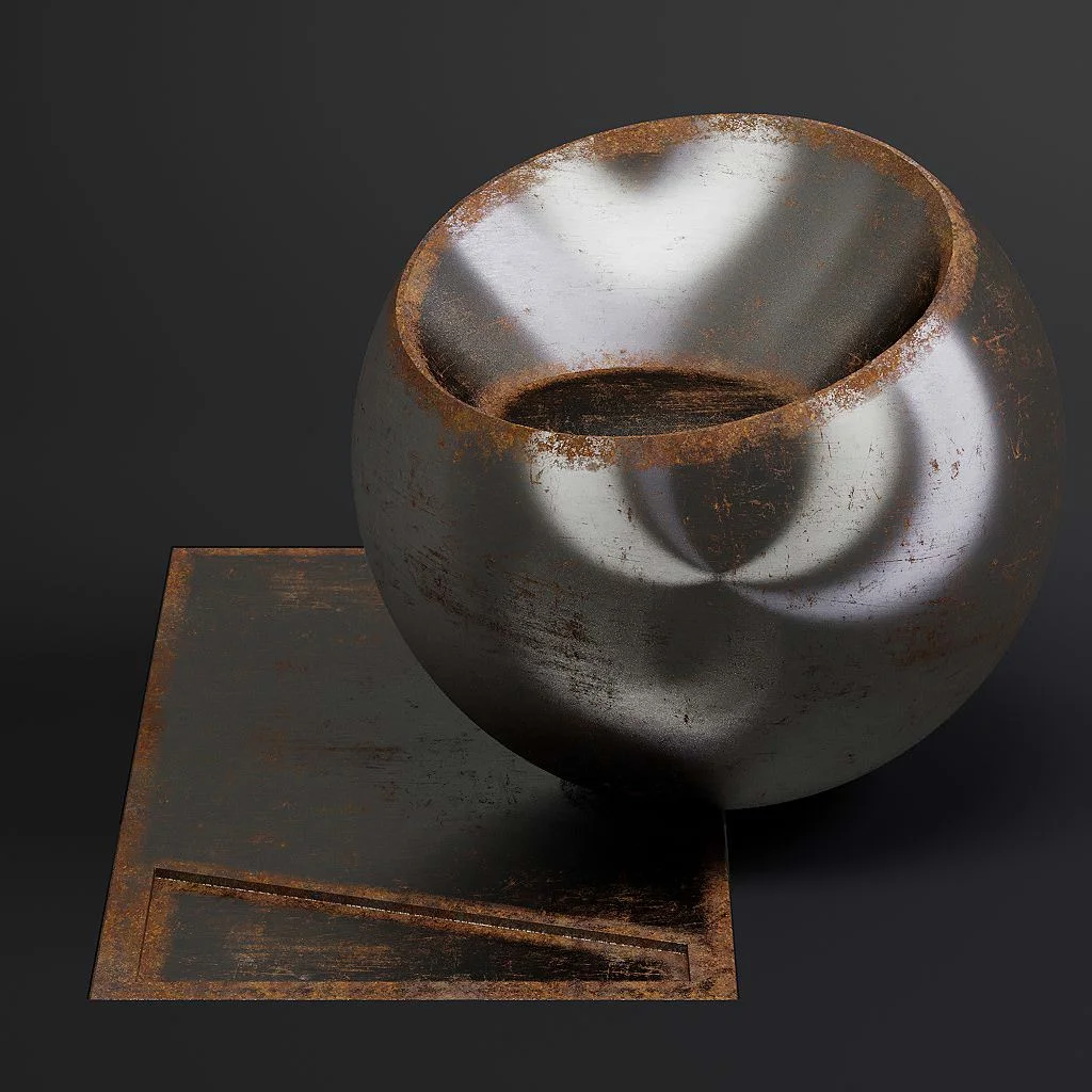 Dirty Metal PBR Materials Vol 4 screenshot 2