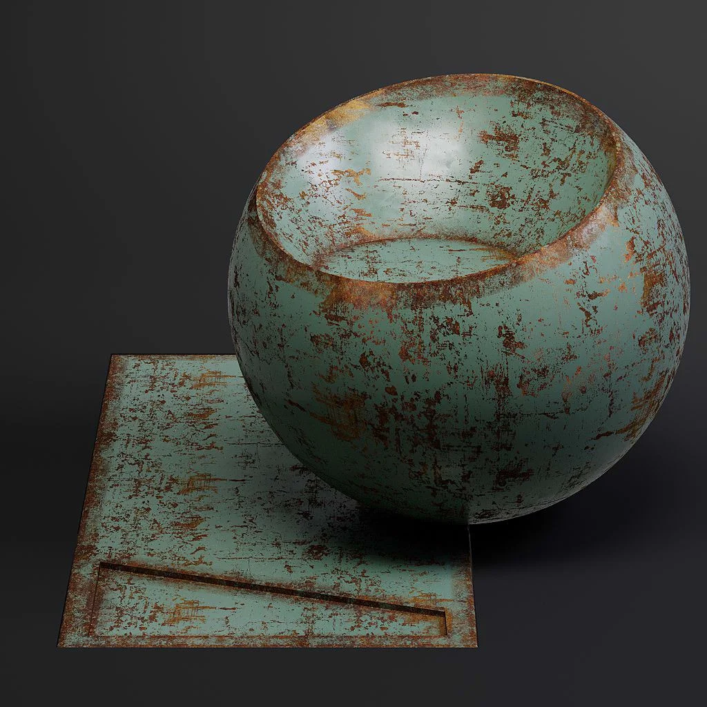 Dirty Metal PBR Materials Vol 4 screenshot 5