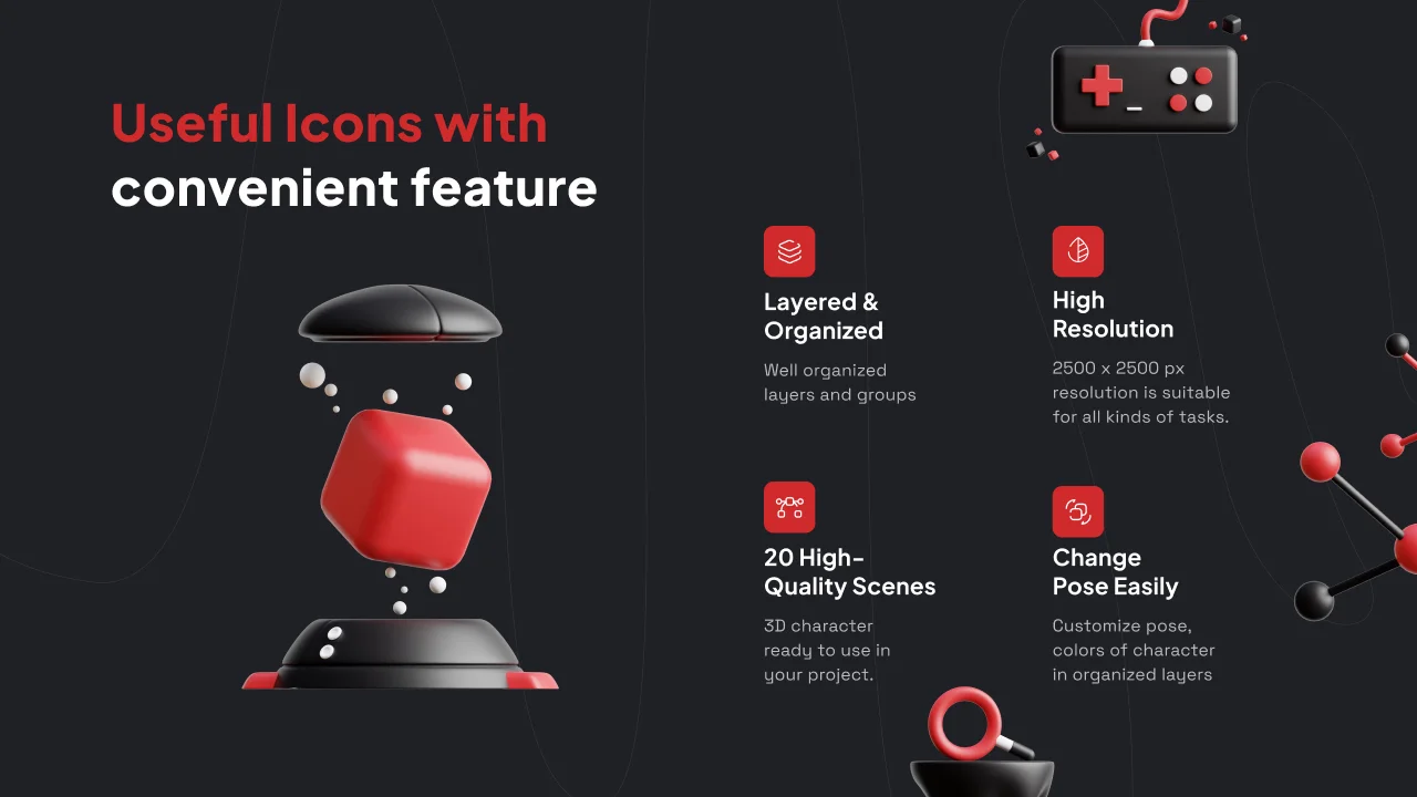 Metaverse 3D Icon Set screenshot 2