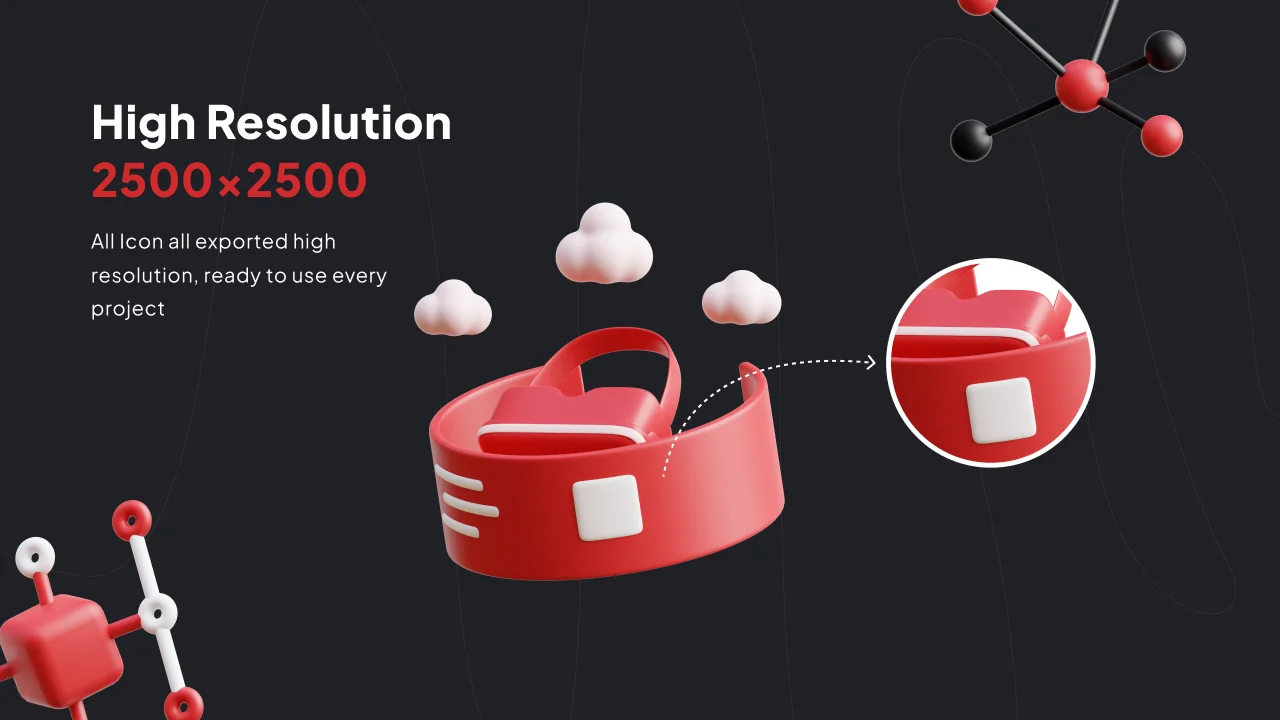 Metaverse 3D Icon Set screenshot 3