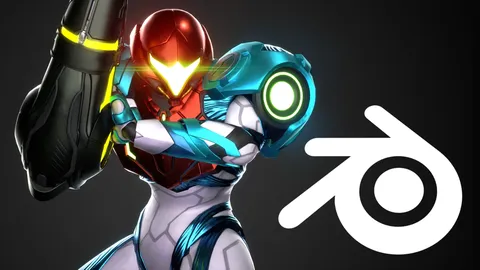 Metroid Dread Samus - Blender 3d models