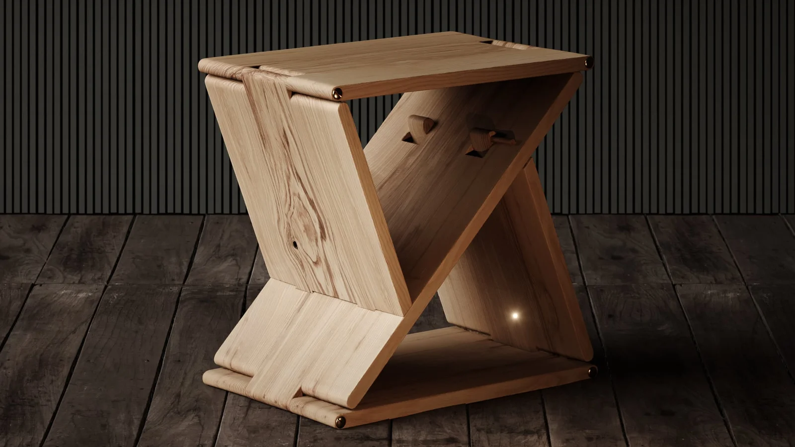 Stool Holzweg Ashwood screenshot 5