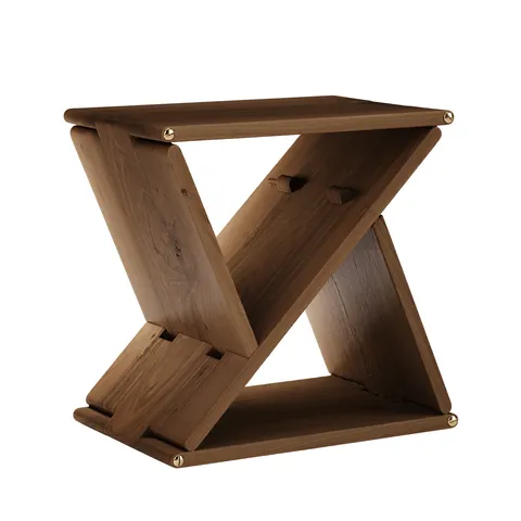 Stool Holzweg Walnut - Blender 3d models