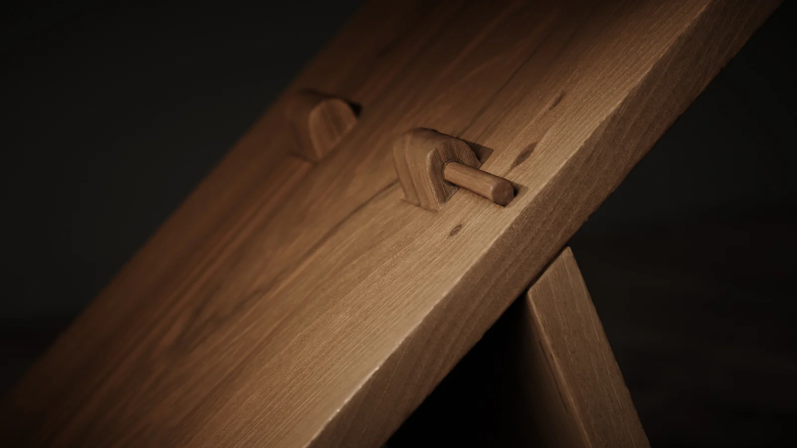 Stool Holzweg Walnut screenshot 6
