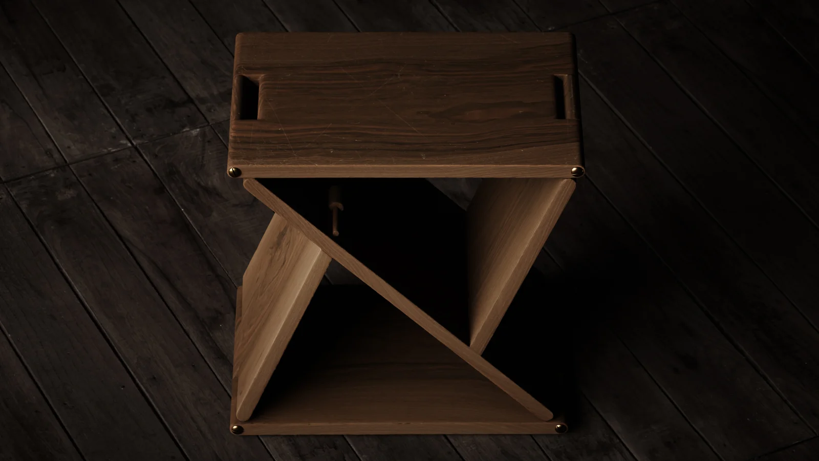 Stool Holzweg Walnut screenshot 7