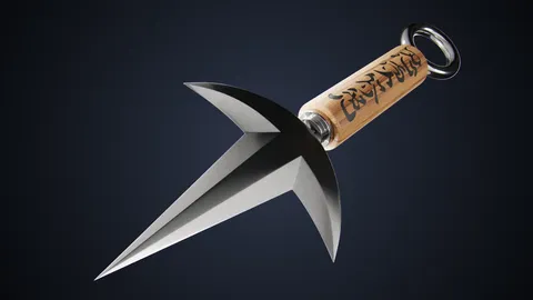 Minato's Kunai - Blender 3d models