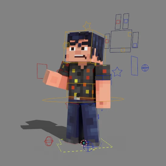 Minecraft Simple Player Rig screenshot 3