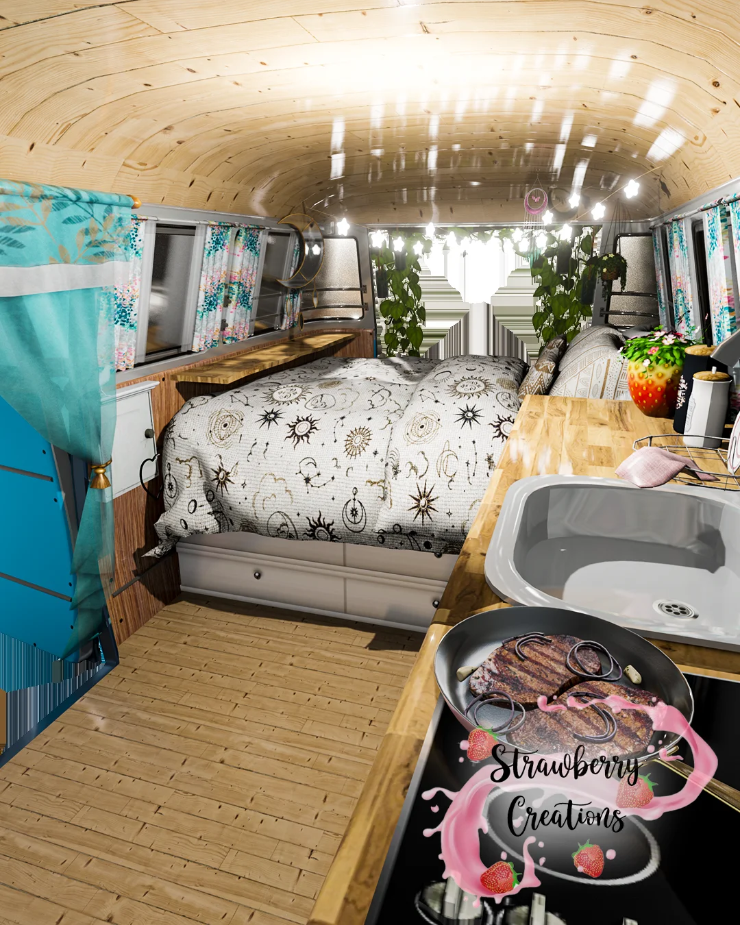 Mini Van and Cliff Scene screenshot 2