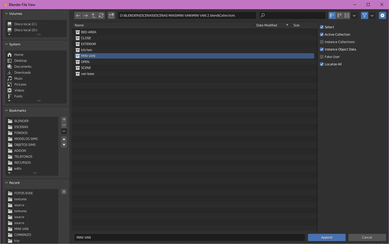 Mini Van and Cliff Scene screenshot 6