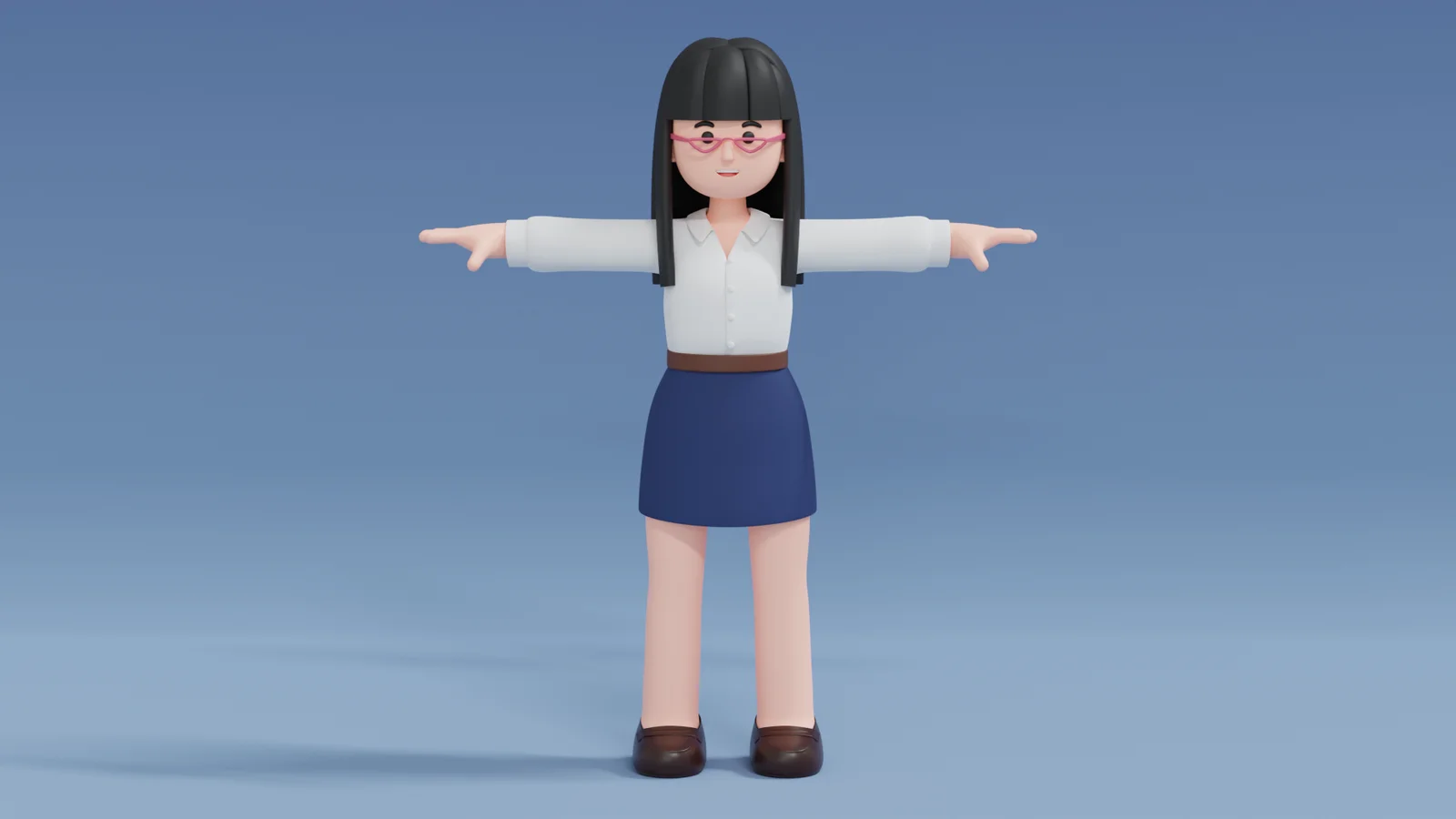 Minimal Woman Cartoon Character 1 screenshot 2