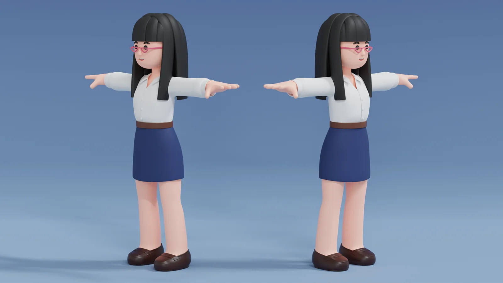 Minimal Woman Cartoon Character 1 screenshot 3